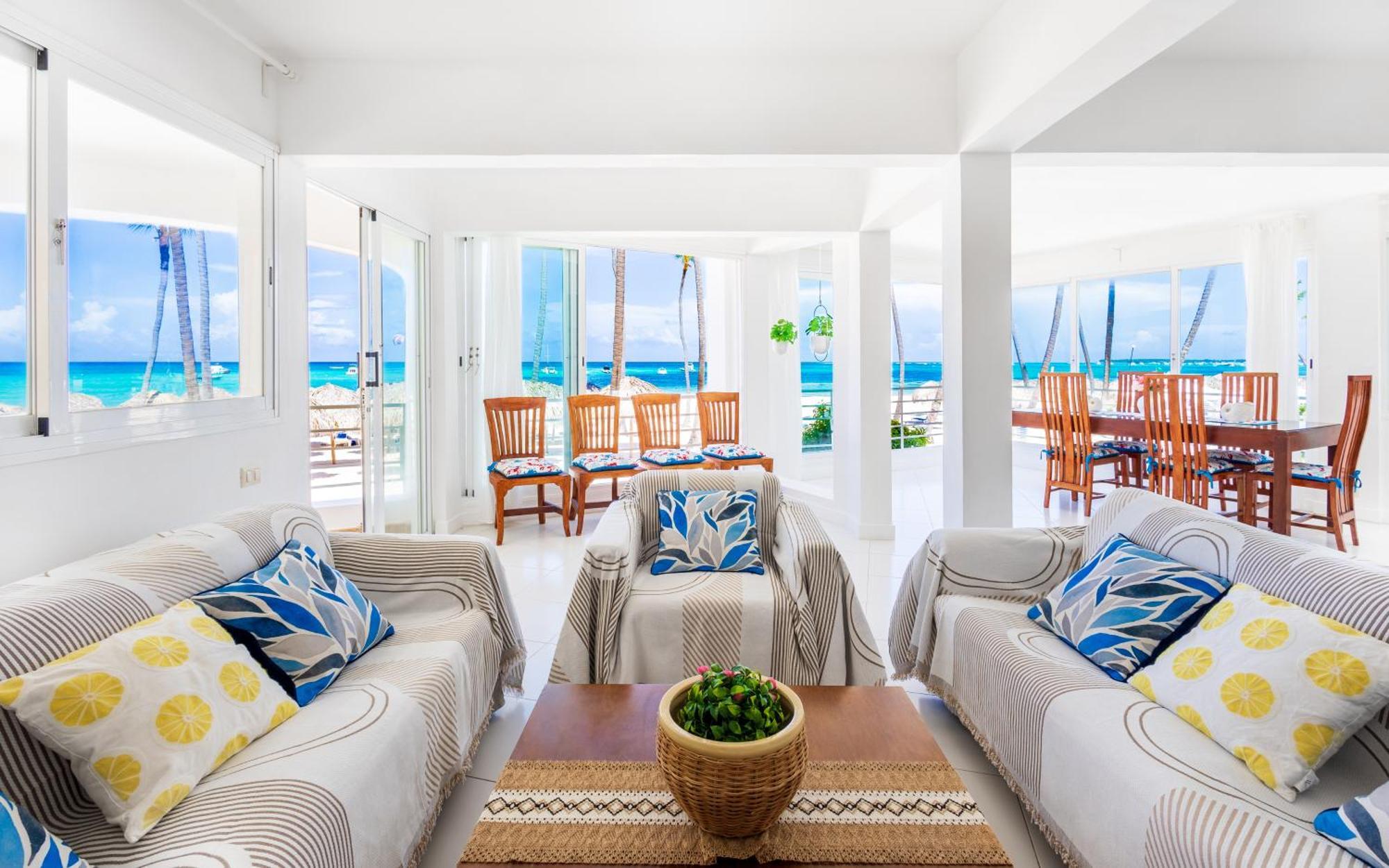 Prime Ocean View Punta Cana Apartments - 3-Bedroom Getaway With Private Terrace On Bavaro Beach Ngoại thất bức ảnh
